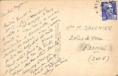 VINTAGE POSTCARD Auvergne the Lake Chambon And the Mounts Gilds