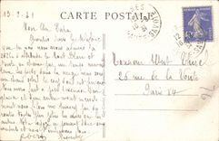 POSTAL Chamonix Mont Blanc Teleferic de la VENDIMIA del plan Praz y de agujas