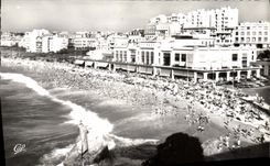 CPM Biarritz La Grande Plage Et Le Casino