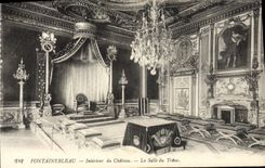 CPA Fontainebleau Interieur Du Chateau La Salle Du Trone