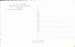 MODERN CARD Primel Tregastel In Plougasnou the crack of the devil