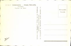 MODERN CARD Plougasnou Primel Tregastel Sunset