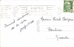 POSTAL MODERNA Niza el barco portuario