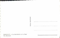 CPM Bordeaux La Cathedrale Et La Tour