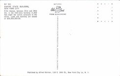 CPm Empire State Building New York City Fifth Avenue