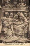 VINTAGE POSTCARD Amiens Cathedral Stalls Of the Chorus presentation of Jesus to the temple
