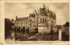 CPA Chateau De Chenonceaux Publicite Industrie boutonniere Avenue de l'Echo St Maur des Fosses 
