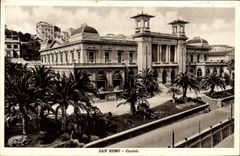 VINTAGE POSTCARD San Remo Casino
