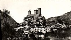VINTAGE POSTCARD Ariège Foix the Castle