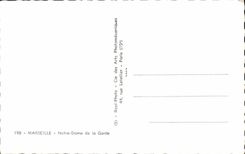 CPM Marseille Notre Dame De La Garde