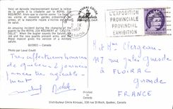 CPM Quebec Canada Chevre Bouc