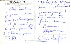 MODERN CARD Plougasnou Seen Of Top of Primel