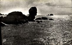 MODERN CARD Roscoff Rochers Odd of Per Haridy Rocher of the siren has high tide