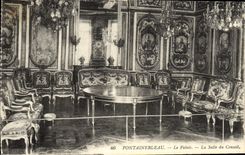 CPA Fontainebleau Le Palais La Salle Du Conseil