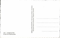 MODERN CARD Noirmoutier the Port De I' Herbaudiere Boats