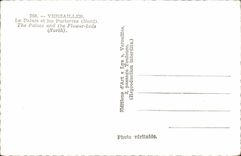 CPM Versailles Le Palais Et Les Parterres