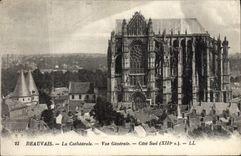 CPA Beauvais La Cathedrale Vue Generale