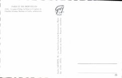 CPM Paris Le pont d'Iena La Seine et la palais de Chaillot