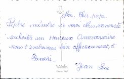 CPM Heureux Anniversaire Fleurs