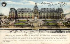 VINTAGE POSTCARD Rennes Palate Commercial