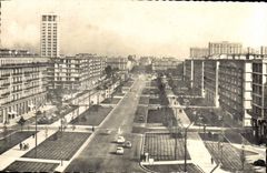 POSTAL MODERNA Le Havre el bulevar de Foch