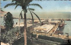 CPM Oran La Gare Maritime Bateau