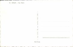 POSTAL MODERNA estación de tren de Orán