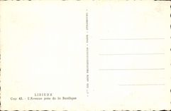 POSTAL Lisieux de la VENDIMIA el cierre de la avenida de la basílica