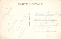 VINTAGE POSTCARD Heavy the entry of the esplanade