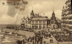VINTAGE POSTCARD Ostend Kursaal and small Nice