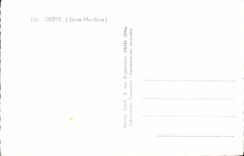 POSTAL MODERNA Souvenir De Dieppe Bateaux de la opinión del pecado de la playa de Puits sala el puente rotatorio