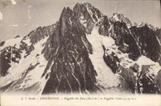 CPA Chamonix Aiguille Du Dru et aiguille Verte