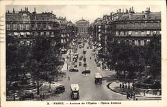 CPA Paris Avenue De I'Opera 