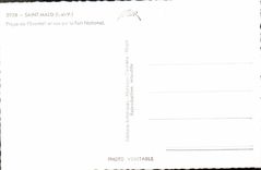 POSTAL MODERNA playa santa de Malo de la gama y de la vista en el nacional fuerte