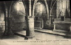 POSTAL Vaucouleurs de la VENDIMIA la cripta de la cámara acorazada de Castrale