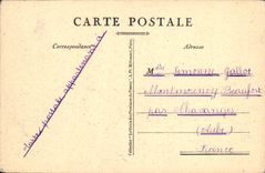 VINTAGE POSTCARD Castle De Chinon