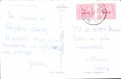 MODERN CARD Charleroi the belfry