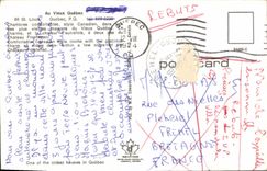 MODERN CARD With the Old man Quebec St Louis