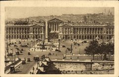 CPA Paris Perspective de la Place de la Concorde