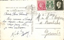 MODERN CARD Versailles the gallery of the ices