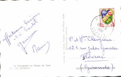 MODERN CARD By Traversing the Gorges of the Tarn straits