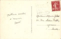 POSTAL Bagnoles De Iorne de la VENDIMIA una esquina de los jardines y del casino del lago