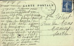 VINTAGE POSTCARD Cognac Under Prefecture