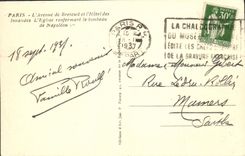 CPA Paris L'avenue De Breteuil Et I'Hotel Des Invalides L'eglise renfermant le tombeau de Napoleon 1er