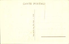 VINTAGE POSTCARD Museum Of Louvre Billhook Roe-deer under wood