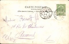 Teatro real de Bruselas de la POSTAL de la VENDIMIA de la moneda