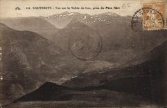 CPA Cauterets Vue sur la vallee de Luz prise du Pene Nere