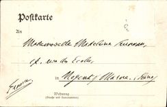 VINTAGE POSTCARD Nurnberg Sakramentshauschen MIT Dem englischen Gruss in DER St Lorenzkirche