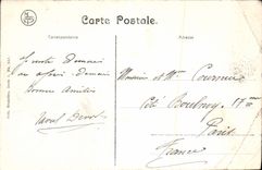 VINTAGE POSTCARD Brussels Josephat Park the pond