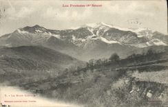 VINTAGE POSTCARD the Canigou Mount